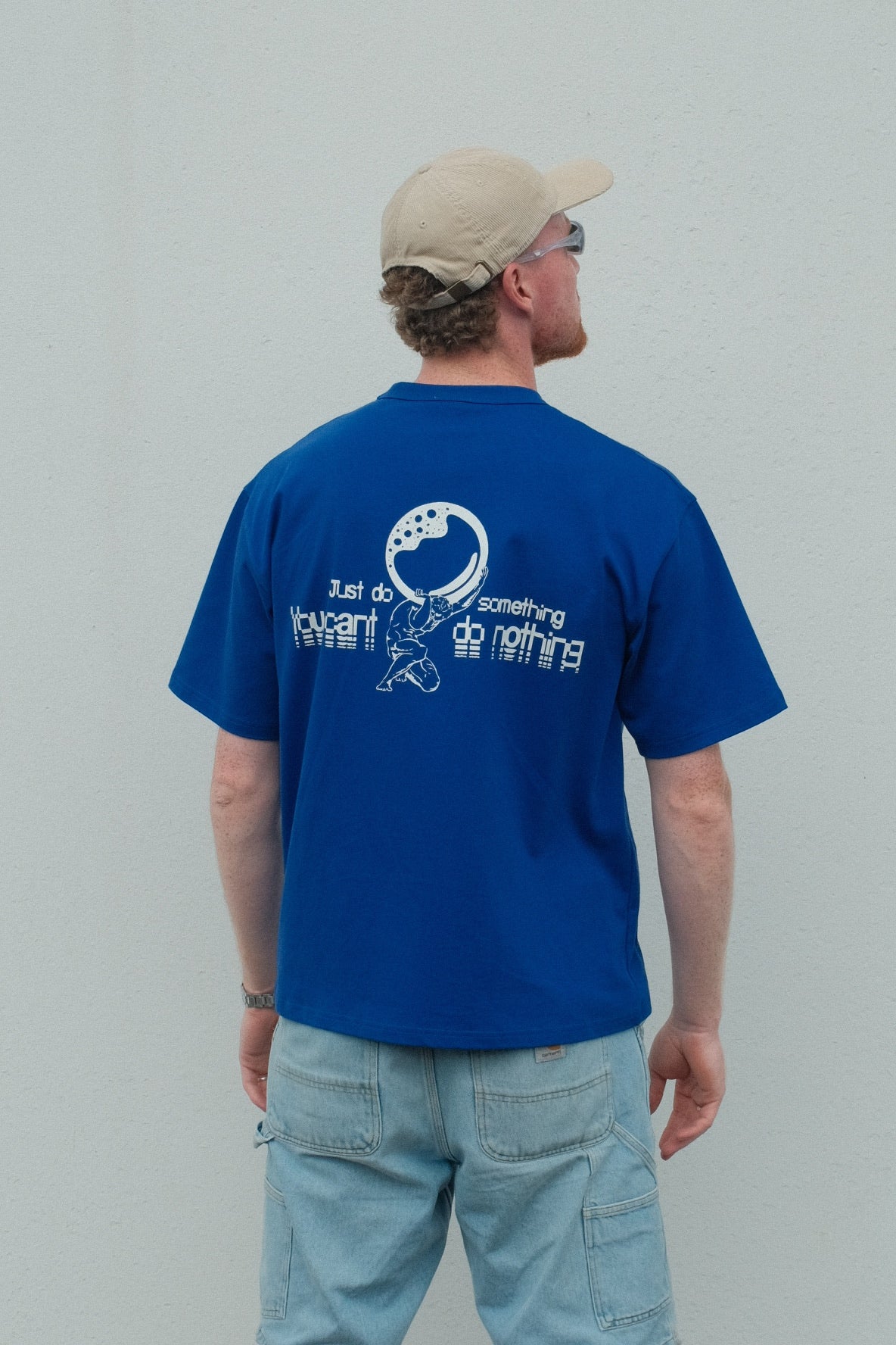 Do something Tee - Cobalt Blue